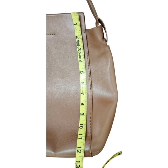 Everlane Cognac Brown Leather The Form Bag Purse Italian Made Preowned - Picture 15 of 16
